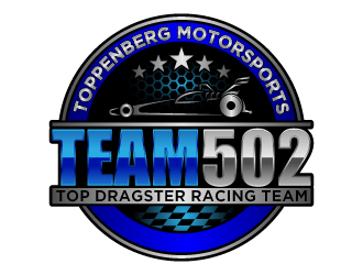 TEAM 502     TOPPENBERG MOTORSPORTS logo design by fastsev