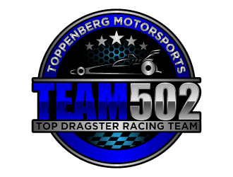 TEAM 502     TOPPENBERG MOTORSPORTS logo design by fastsev