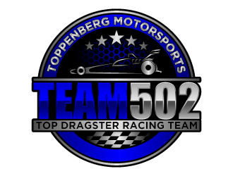 TEAM 502     TOPPENBERG MOTORSPORTS logo design by fastsev