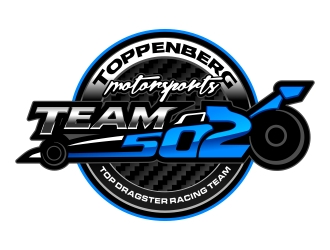 TEAM 502     TOPPENBERG MOTORSPORTS logo design by sgt.trigger