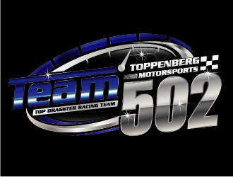 TEAM 502     TOPPENBERG MOTORSPORTS logo design by esso