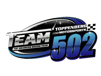 TEAM 502     TOPPENBERG MOTORSPORTS logo design by esso