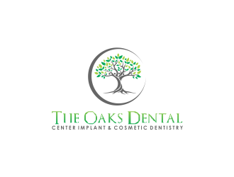 The Oaks Dental Center Implant & Cosmetic Dentistry logo design by giphone