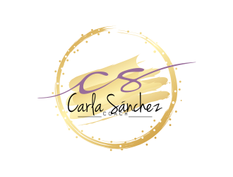 Carla Sánchez logo design by done
