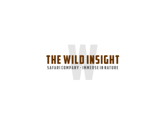 The Wild Insight Safari Company - immerse in nature logo design by bricton