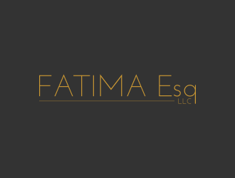 FatimaEsq,LLC logo design by pakNton