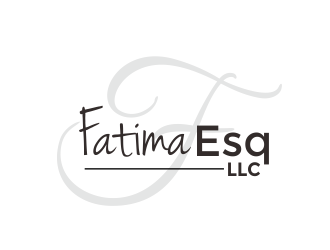 FatimaEsq,LLC logo design by Girly