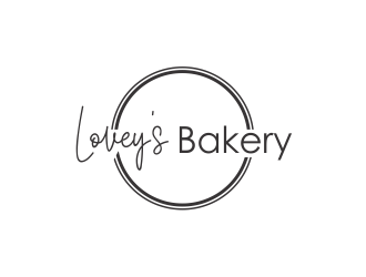 Loveys Bakery logo design by giphone