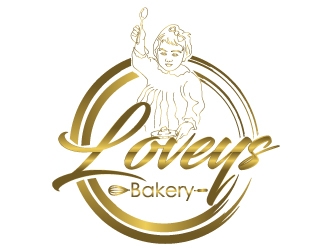 Loveys Bakery logo design by Upoops