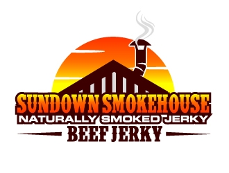 Sundown Smokehouse - Naturally Smoked Jerky logo design by ElonStark