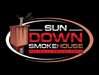 Sundown Smokehouse - Naturally Smoked Jerky logo design by MAXR