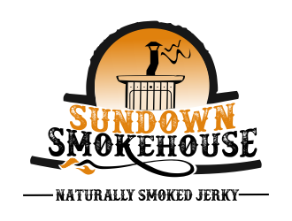 Sundown Smokehouse - Naturally Smoked Jerky logo design by aldesign