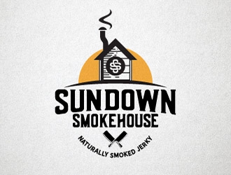 Sundown Smokehouse - Naturally Smoked Jerky logo design by hatma