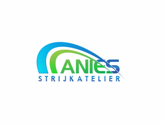 Anies strijkatelier logo design by giphone