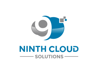 Ninth Cloud Solutions logo design by Girly