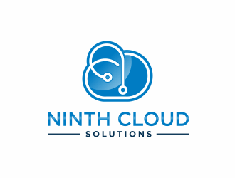 Ninth Cloud Solutions logo design by ammad