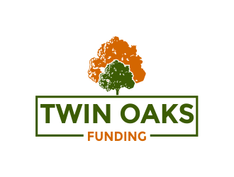 Twin Oaks Funding logo design by Girly
