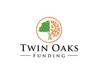 Twin Oaks Funding logo design by ndaru