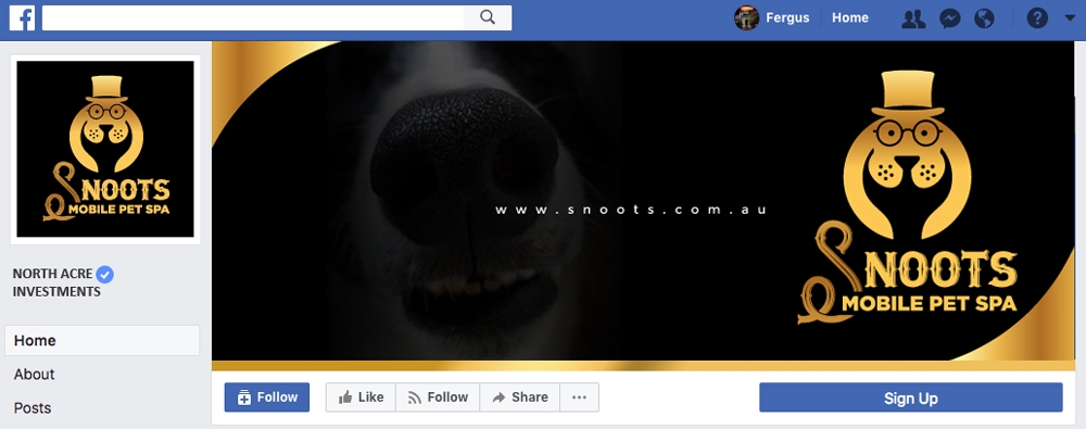 Snoots Mobile Pet Spa logo design by aRBy