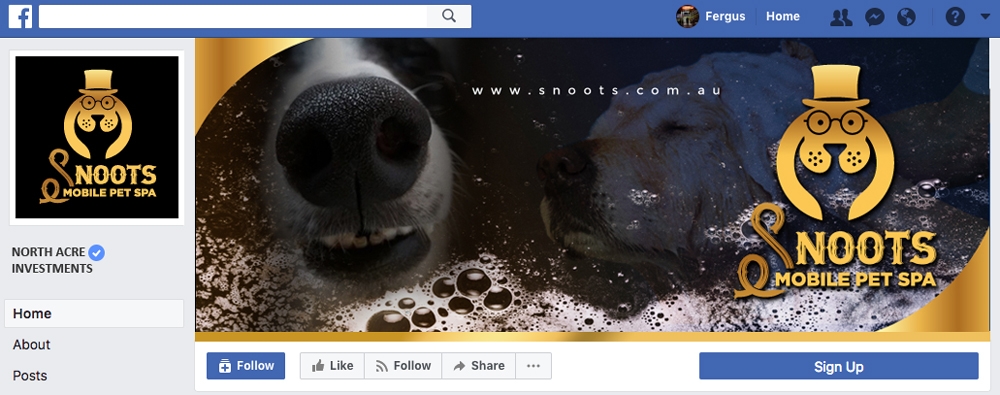 Snoots Mobile Pet Spa logo design by aRBy