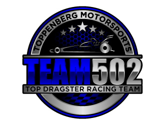 TEAM 502     TOPPENBERG MOTORSPORTS logo design by fastsev