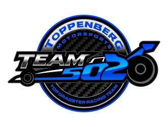 TEAM 502     TOPPENBERG MOTORSPORTS logo design by sgt.trigger