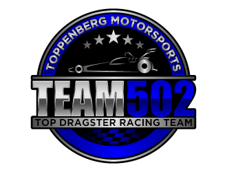 TEAM 502     TOPPENBERG MOTORSPORTS logo design by fastsev