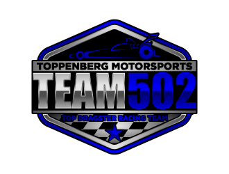 TEAM 502     TOPPENBERG MOTORSPORTS logo design by fastsev