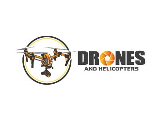 Drones and Helicopters Logo Design