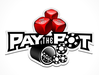pay the pot logo design by sgt.trigger