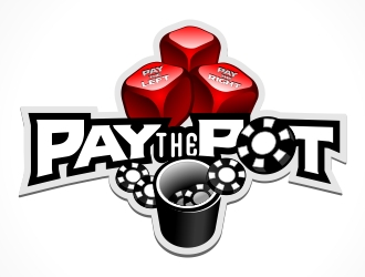 pay the pot logo design by sgt.trigger