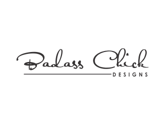 Badass Chick Designs logo design by giphone