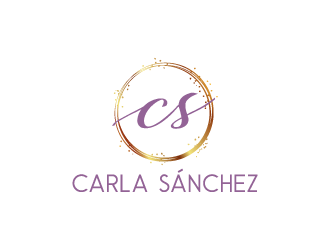 Carla Sánchez logo design by denfransko