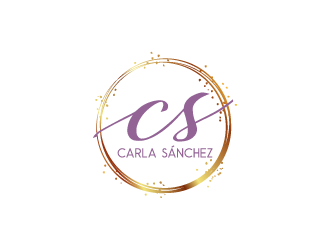 Carla Sánchez logo design by denfransko