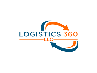 Logistics 360 LLC logo design by bomie