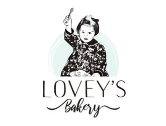Loveys Bakery logo design by ramapea