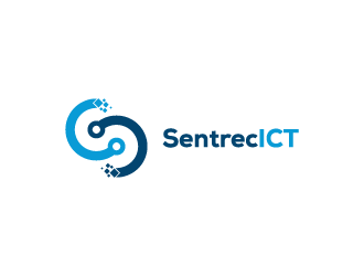 Sentrec ICT logo design by pencilhand