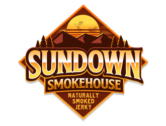 Sundown Smokehouse - Naturally Smoked Jerky logo design by megalogos