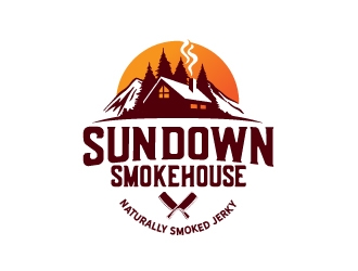 Sundown Smokehouse - Naturally Smoked Jerky logo design by hatma