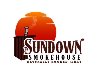 Sundown Smokehouse - Naturally Smoked Jerky logo design by daywalker