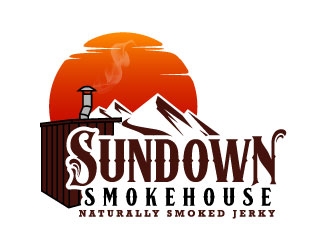 Sundown Smokehouse - Naturally Smoked Jerky logo design by daywalker