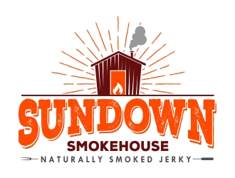 Sundown Smokehouse - Naturally Smoked Jerky logo design by Cekot_Art