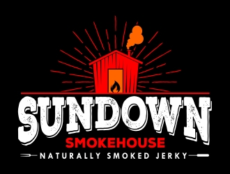 Sundown Smokehouse - Naturally Smoked Jerky logo design by Cekot_Art