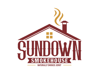 Sundown Smokehouse - Naturally Smoked Jerky logo design by logolady