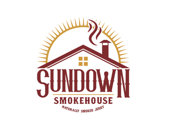 Sundown Smokehouse - Naturally Smoked Jerky logo design by logolady