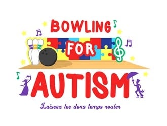 Bowling for Autism logo design by ksantirg
