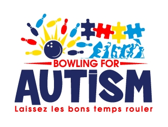 Bowling for Autism logo design by ElonStark