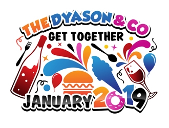The Dyason & Co Get Together January 2019 logo design by DreamLogoDesign