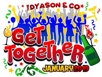The Dyason & Co Get Together January 2019 logo design by coco