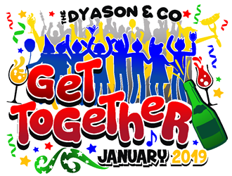 The Dyason & Co Get Together January 2019 logo design by coco